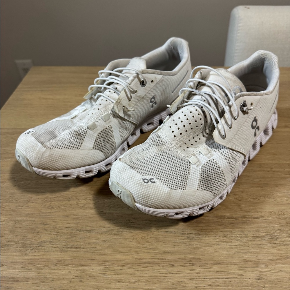 On Running White Athletic Sneakers